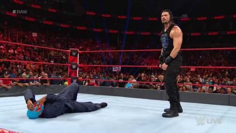 A Masked Cedric Alexander Was Revealed As Roman Reigns' Mystery Partner On RAW