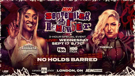 A No Holds Barred Match Confirmed For AEW's SEPTEMBER TO REMEMBER Special