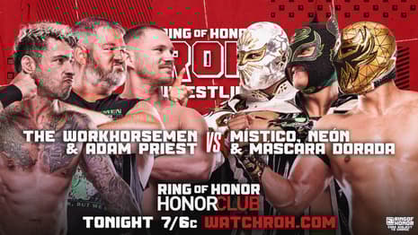 A Six-Man Tag Team Main Event Is Confirmed For Tonight's ROH EPISODE
