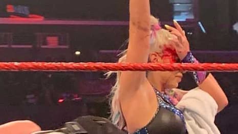 A WWE MAIN EVENT Match Had To Be Stopped After Dana Brooke Was Badly Busted Open