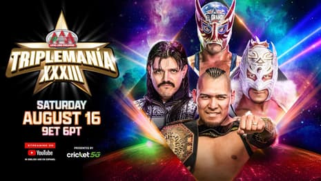 AAA Triplemanía XXXIII Results: El Hijo Del Vikingo vs Dominik Mysterio vs Dragon Lee vs El Grande Americano