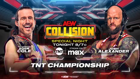 Adam Cole Will Defend The TNT Championship On Tonight's Special AEW COLLISION