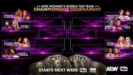 AEW Women's Tag Team Title Tournament BRACKET REVEAL & Matches Set For AEW Collision
