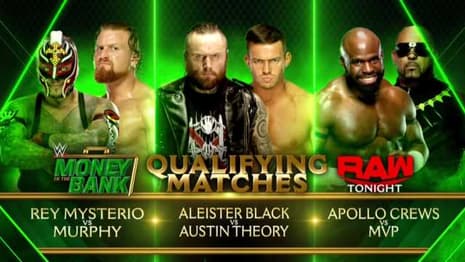Aleister Black, Apollo Crews And Rey Mysterio Qualify For MITB Ladder Match On RAW