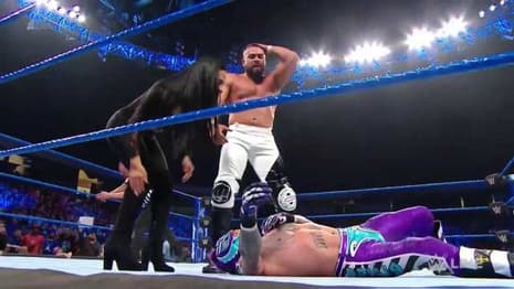 Andrade Picks Up A Huge Win Over Rey Mysterio In An Excellent Match On SMACKDOWN LIVE