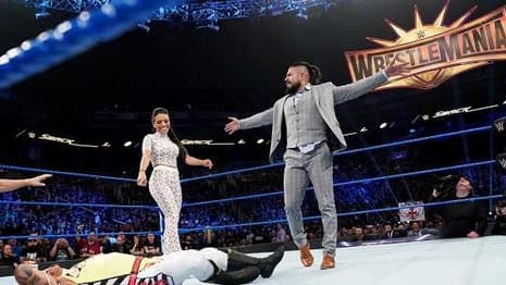 Andrade Took Out Rey Mysterio On SMACKDOWN LIVE With A Tribute To Eddie Guerrero