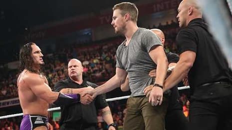 ARROW Star Stephen Amell Canceled His WWE BACKSTAGE Appearance Due To Being Under The Weather