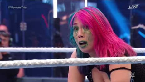 Asuka Vs. Nia Jax For The RAW Women's Championship Ends In A Double Count-Out At BACKLASH