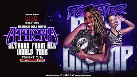 Athena Returns From Her International World Tour On Tonight's RING OF HONOR