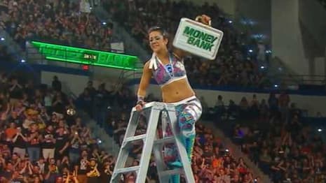 Bayley Claims The MONEY IN THE BANK Briefcase After An Awesome Women's Ladder Match