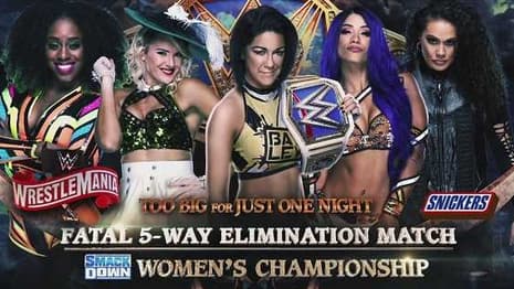 Bayley Retains SMACKDOWN Women's Championship At WRESTLEMANIA...Thanks To Sasha Banks