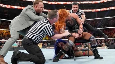 Becky Lynch Fined $10,0000 For Hitting The Referee With A Chair During CLASH OF CHAMPIONS