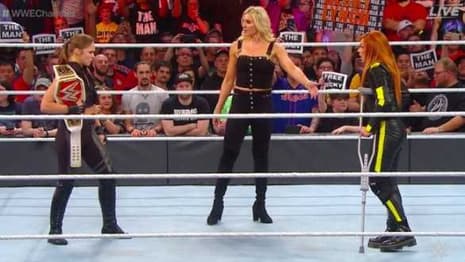 Becky Lynch Lays Waste To Both Ronda Rousey And Charlotte Flair At ELIMINATION CHAMBER