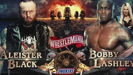 Bobby Lashley Takes A Loss To Aleister Black At WRESTLEMANIA After Some Bad Advice From Lana