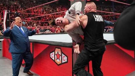 Brock Lesnar Opened RAW By Decimating Rey Mysterio And His Son, Dominick