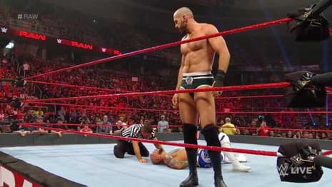 Cesaro Debuts New Entrance Music On RAW; Picks Up A Big Win Over Ricochet