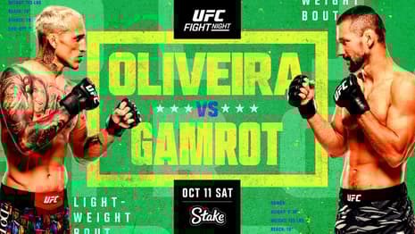 Charles Oliveira Vs. Mateusz Gamrot Will Main Event Tonight's UFC FIGHT NIGHT RIO