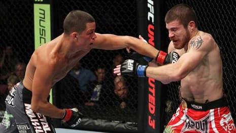 Check Out Nate Diaz Score A Submission Win Over Former CF Lightweight Champion Jim Miller