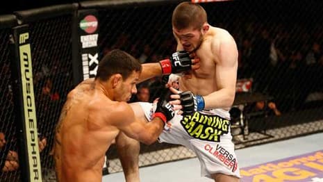 Check Out The Clash Between Khabib Nurmagomedov And Rafeal Dos Anjos At UFC FIGHT NIGHT ORLANDO