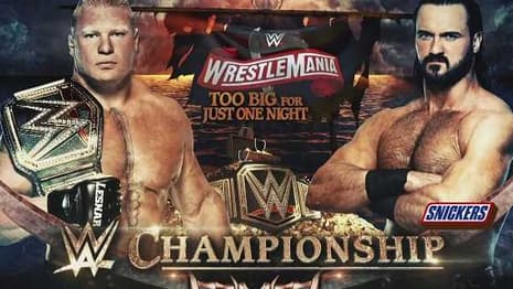 Drew McIntyre Defeats Brock Lesnar For The WWE Championship At WRESTLEMANIA After Three Claymore Kicks