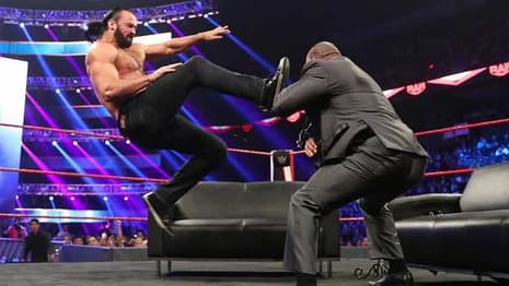Drew McIntyre Took Out MVP With A Claymore Kick During A VIP Lounge Segment On RAW Last Night