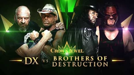 DX Vs. The Brothers Of Destruction Made Official For CROWN JEWEL As WWE Avoids Mentioning Location