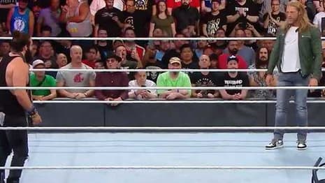 Edge Shows Up At SUMMERSLAM And Gets Physical In The Ring For The First Time Since His Retirement