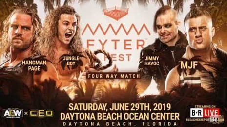 Fatal Four Way Match Between Adam Page, MJF, Jimmy Havoc, And Jungle Boy Confirmed For AEW FYTER FEST