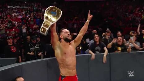 Finn Balor Pins Lio Rush At ELIMINATION CHAMBER To Become New Intercontinental Champion