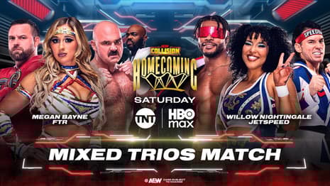 Former AEW World Tag Team Champions FTR & Megan Bayne Will Be In Action On Tonight's COLLISION HOMECOMING