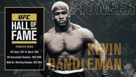 Former UFC Heavyweight Champion Kevin Randleman Will Be Inducted Into The UFC HALL OF FAME