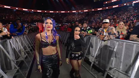 Giulia & Roxanne Perez Interrupt Stephanie Vaquer vs. Iyo Sky On WWE Monday Night Raw
