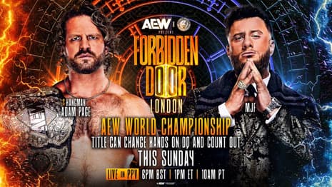 Hangman Page Vs. MJF Headlines  AEW x NJPW's FORBIDDEN DOOR