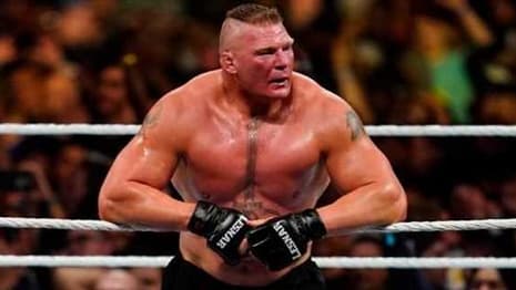 Here's What Brock Lesnar Said To Matt Riddle During Their Backstage Altercation At The ROYAL RUMBLE