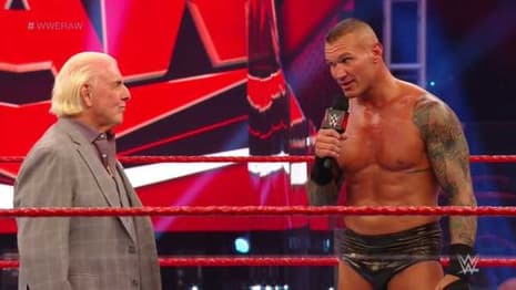 Here's What Randy Orton Whispered To Ric Flair Before Punt Kicking Him On RAW This Past Monday