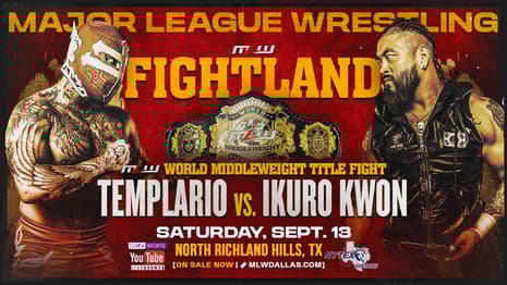 Ikuro Kwon vs. Templario For The World Middleweight Championship Has Been Added To MLW FIGHTLAND