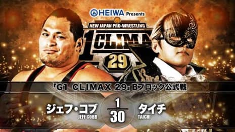Jeff Cobb Proves His Strength Is Too Much For Taichi In Their G1 CLIMAX Tournament Match