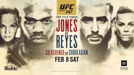 Jon Jones Vs. Dominick Reyes For The Light Heavyweight Championship Will Headline Tonight's UFC 247
