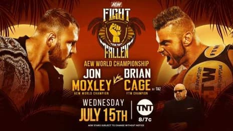 Jon Moxley Retains The AEW Championship At FIGHT FOR THE FALLEN When Taz Throws In The Towel
