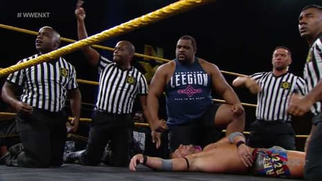 Karrion Kross Defeats Dominik Dijakovic On NXT Via Referee Stoppage As Keith Lee Watches On