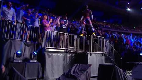 Kofi Kingston Repeated History By Putting Randy Orton Through A Table On SMACKDOWN LIVE