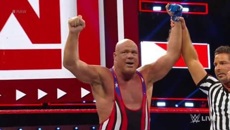 Kurt Angle Officially Announces That His WRESTLEMANIA Opponent Will Be... Baron Corbin