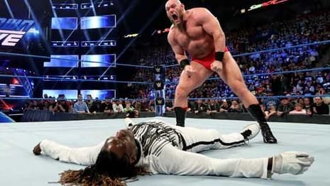 Lars Sullivan Is Officially Part Of The SMACKDOWN LIVE Roster And Destroys R-Truth To Make A Statement