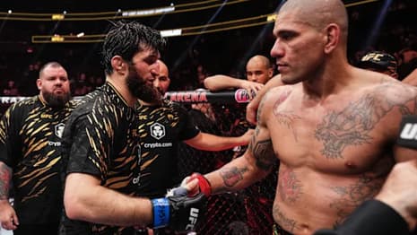 Magomed Ankalaev Confronts Alex Periera After Being Called A Chump By His UFC 320 Opponent