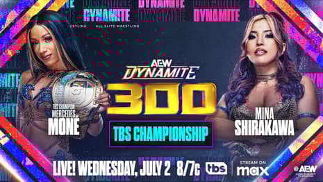 Mercedes Mone Will Defend The TBS Championship On Tonight's 300th Episode Of AEW DYNAMITE