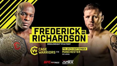 Nathias Federick Will Defend The Middleweight Title Against Jamie Richardson At CAGE WARRIORS 115