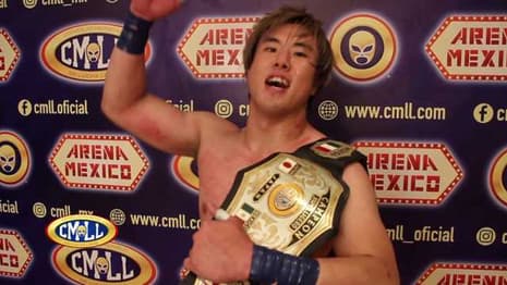 NEW JAPAN PROWRESTLING Star Kawato-San Wins The CMLL Super Lightweight Championship