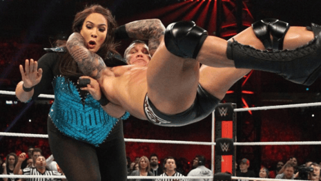 Nia Jax Made An Unexpected Impact (And Took An RKO) In The Men's ROYAL RUMBLE Match