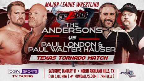 Paul London & Paul Walter Hauser Will Team Up To Take On The Andersons At MLW KINGS OF COLOSSEUM