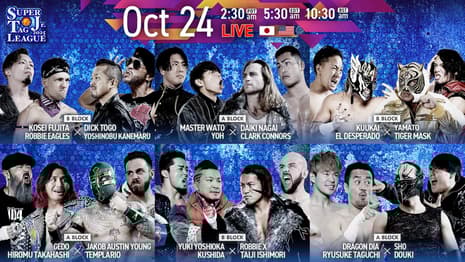 Quick Results For Night Two Of NJPW's BEST OF THE SUPER JUNIOR TAG LEAGUE Tournament